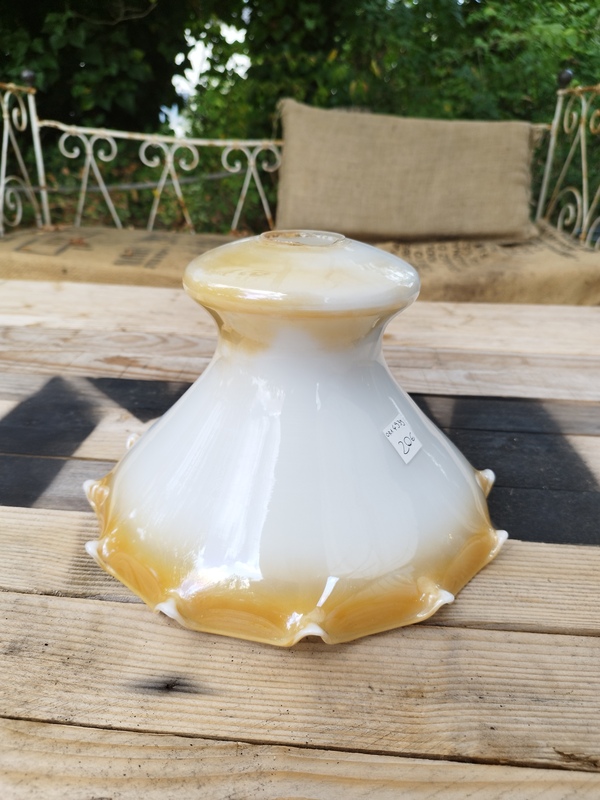 Abat jour opaline 70's