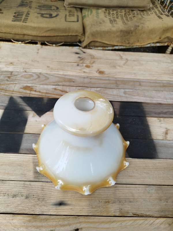 Abat jour opaline 70's