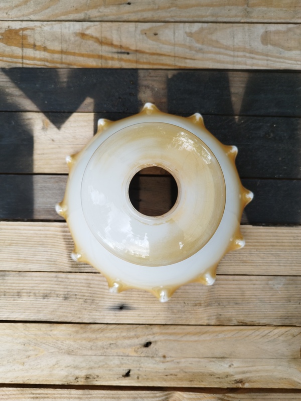 Abat jour opaline 70's
