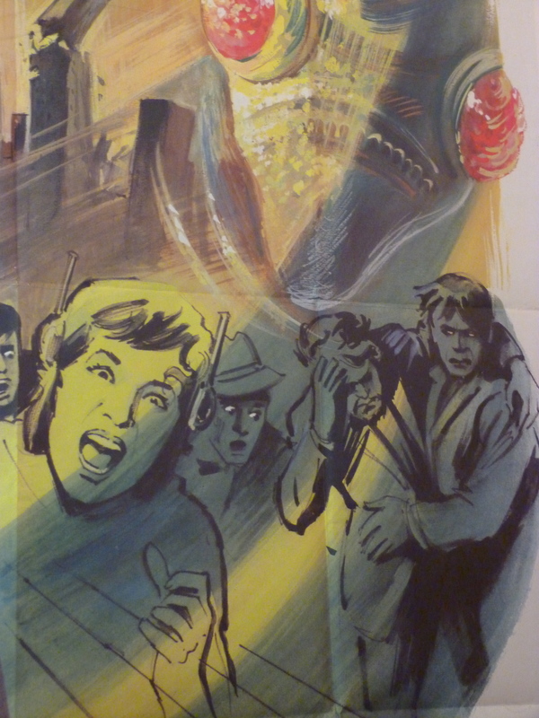 Affiche de cinéma 1967 les monstres de l'espace 