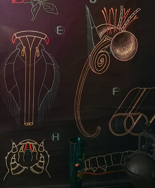 Affiche entoilée ancienne