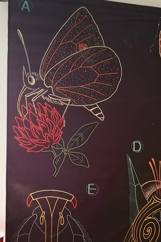 Affiche entoilée ancienne