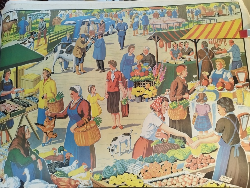 Affiche MDI le marché