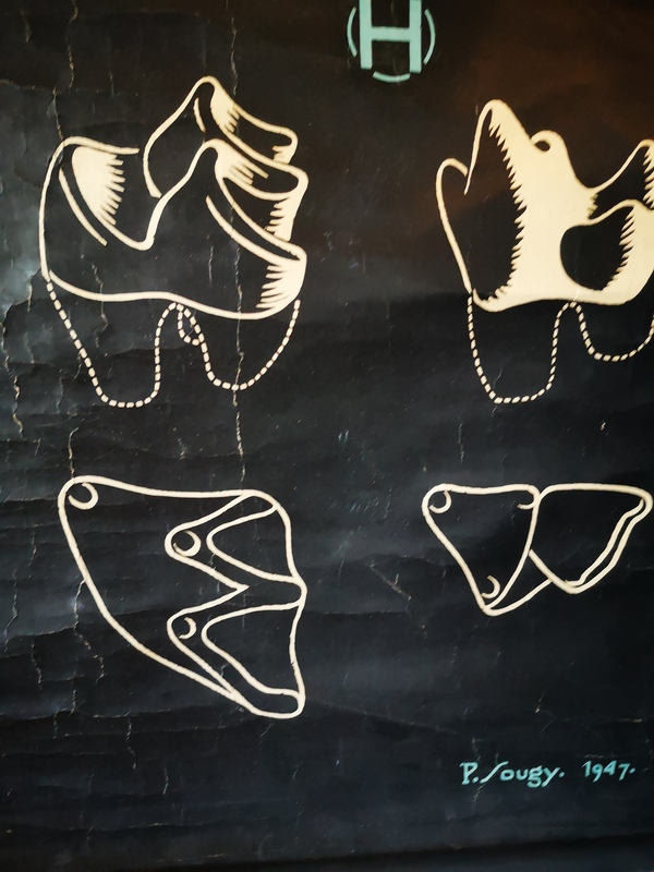 Affiche P. Sougy 1947 La taupe