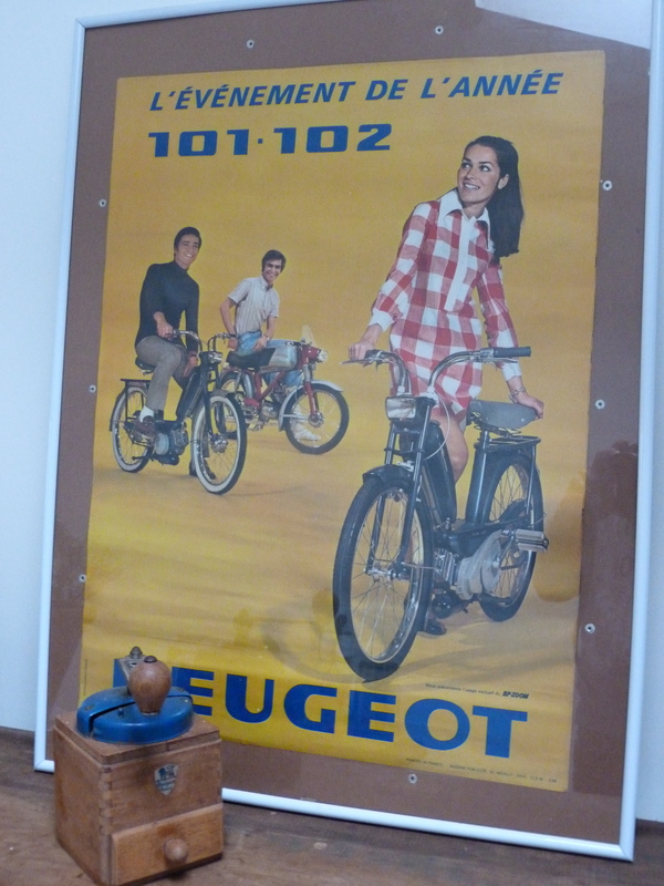 Affiche publicitaire Peugeot 101 102