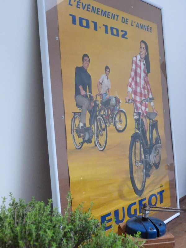 Affiche publicitaire Peugeot 101 102