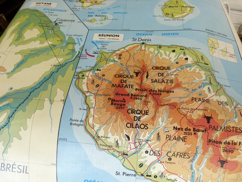 Affiche scolaire carte histoire géo 