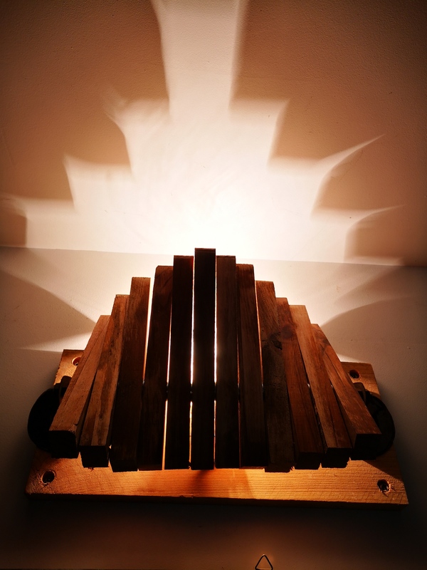 Applique en bois de récup'