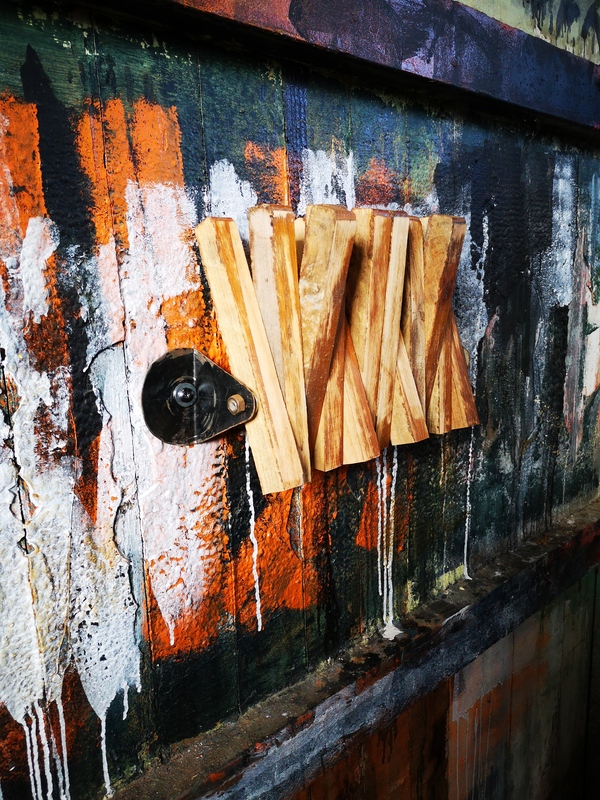 Applique en bois de récup'