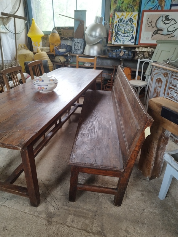 Banc d'église début XXe