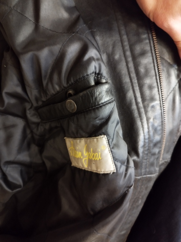 Blouson en cuir vintage