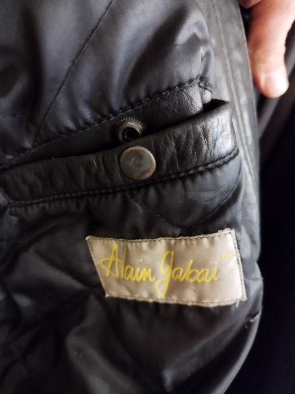 Blouson en cuir vintage