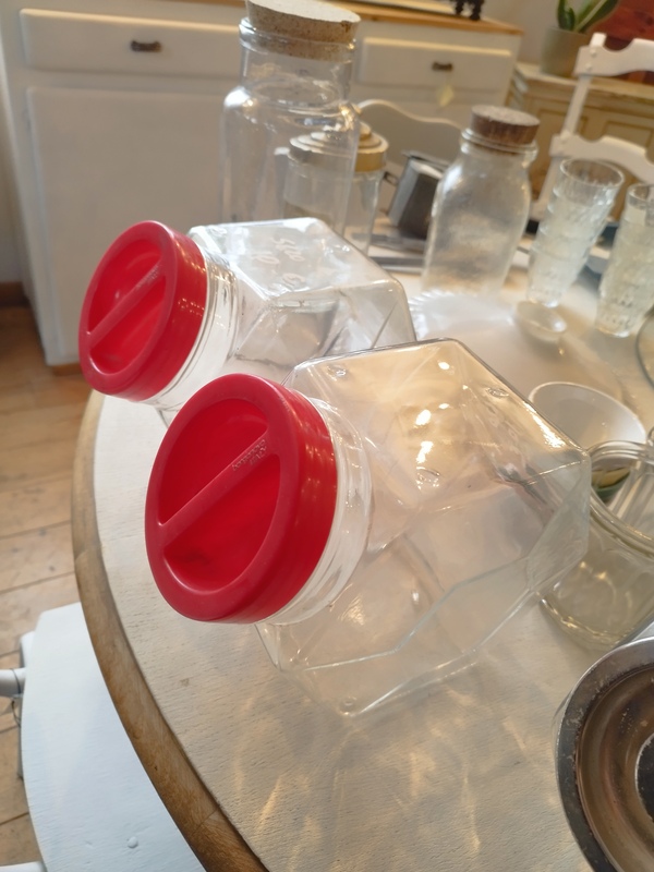 Bocaux à bonbons épicerie vintage