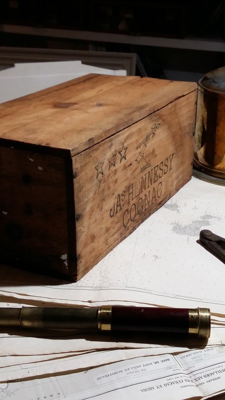 Boite en bois Cognac Hennessy 