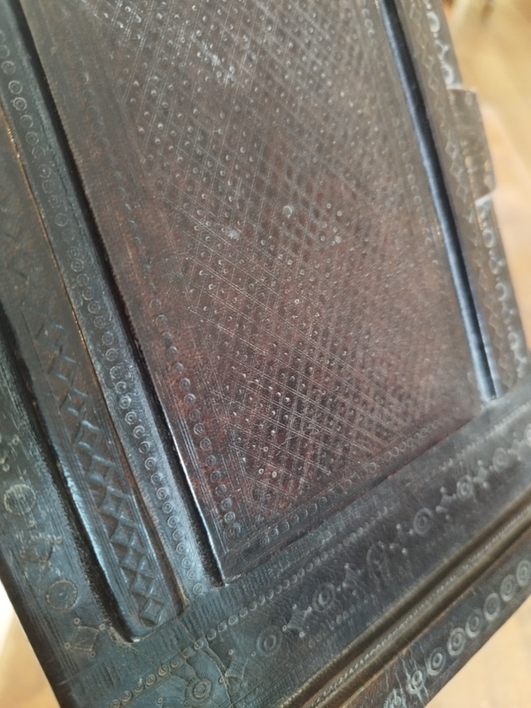 Boite en cuir début XXe