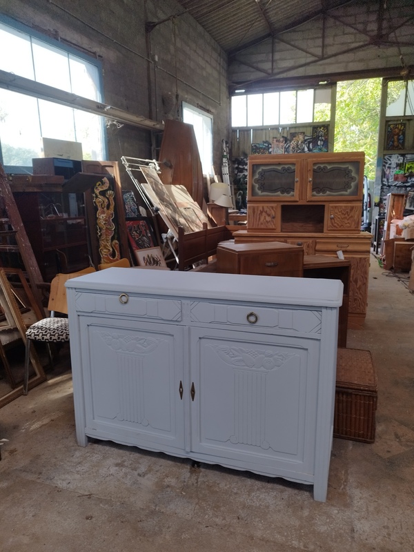 Buffet ancien bois ancien années 50