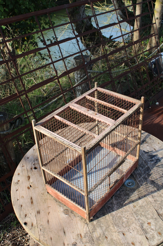 Cage à oiseaux ancienne