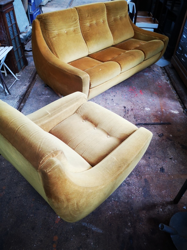 Canapé lit DEKA et son fauteuil