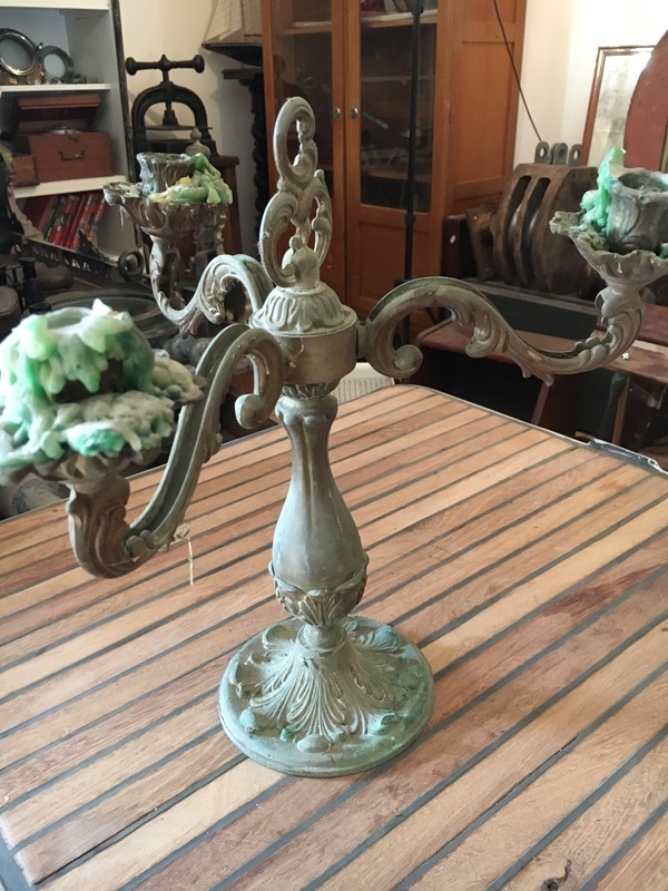 Candélabre à trois lumière 