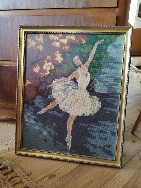Canevas danseuse verre anti reflets
