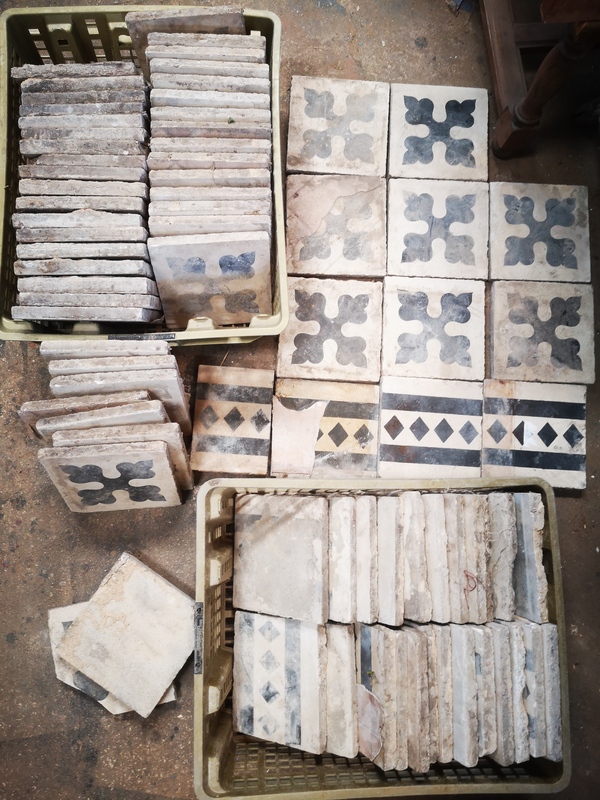 Carreaux de ciment anciens 