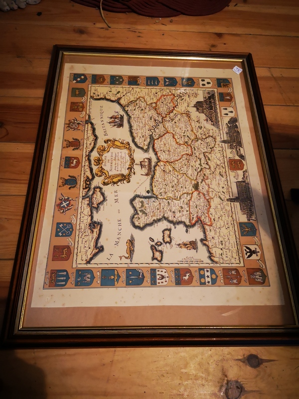 Carte du ducher de Normandie