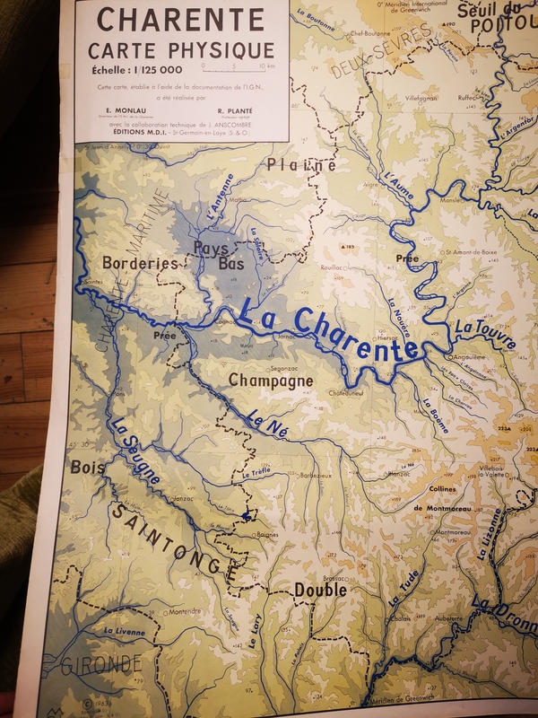 Carte école Charente