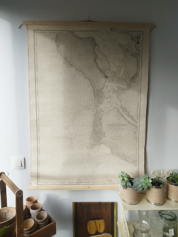 Carte marine ancienne Oléron 