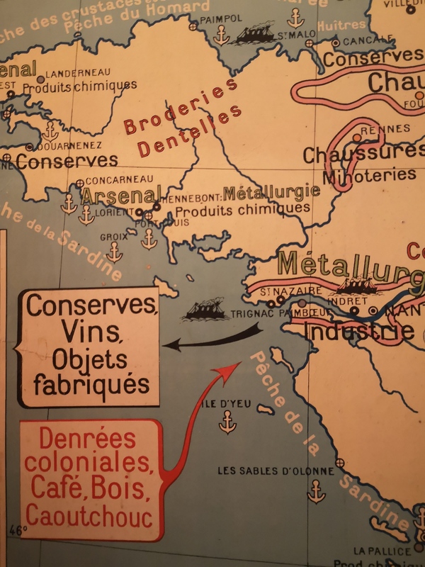 Carte scolaire la France industrielle