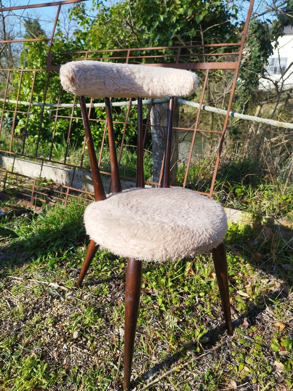 Chaise design années 60 