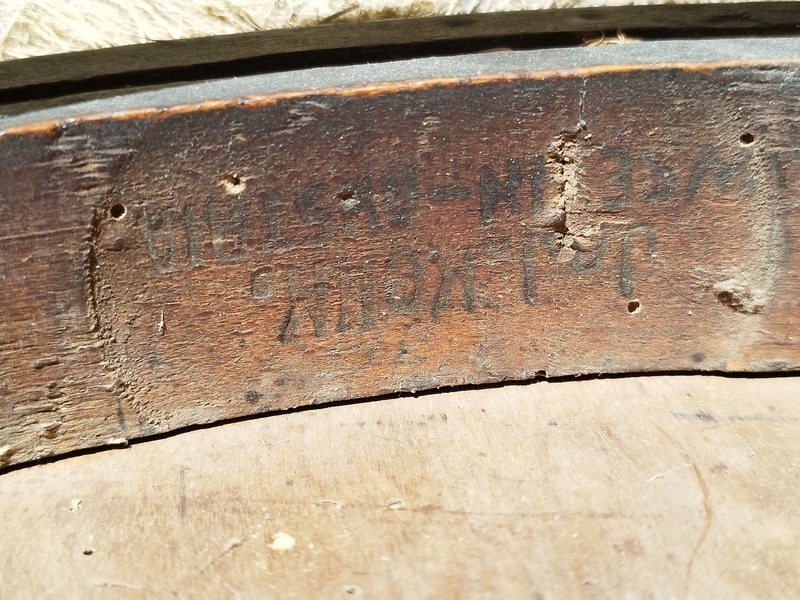 Chaise en bois courbé 1900