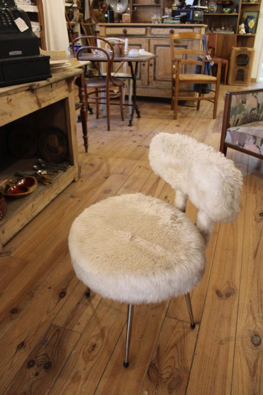 Chaise Moumoute Pelfran 60s