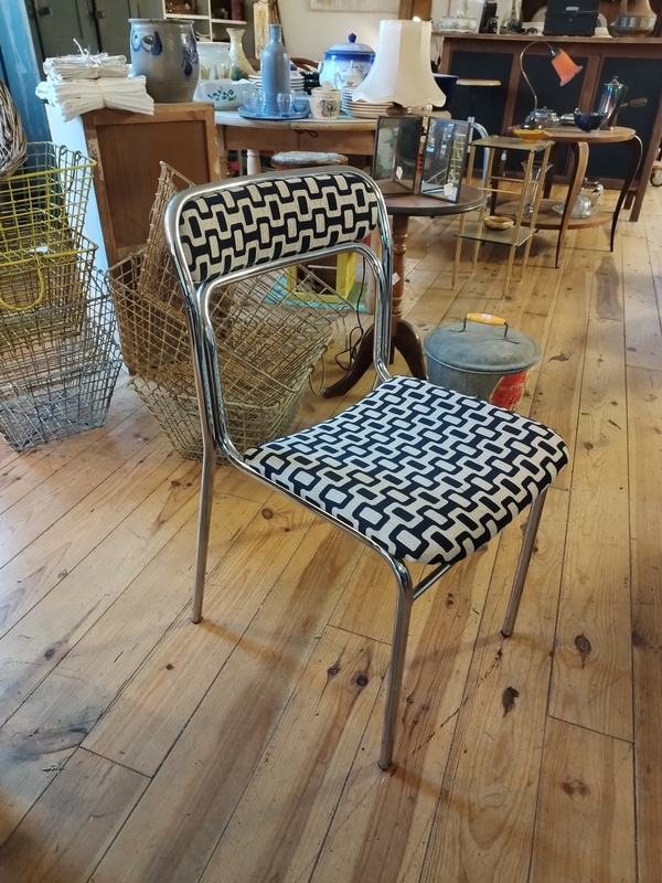 Chaise space age chrome