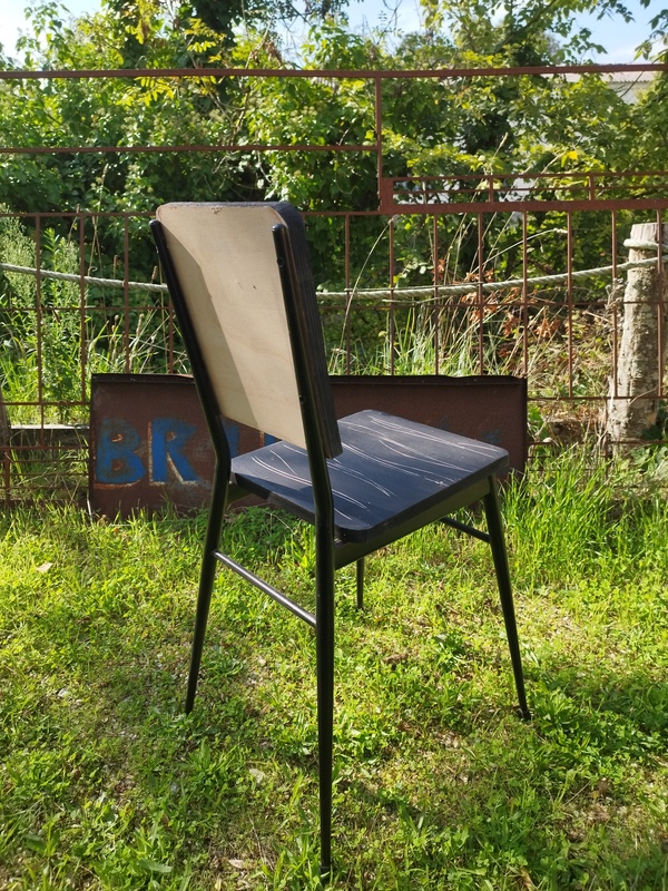 Chaise vintage relooké