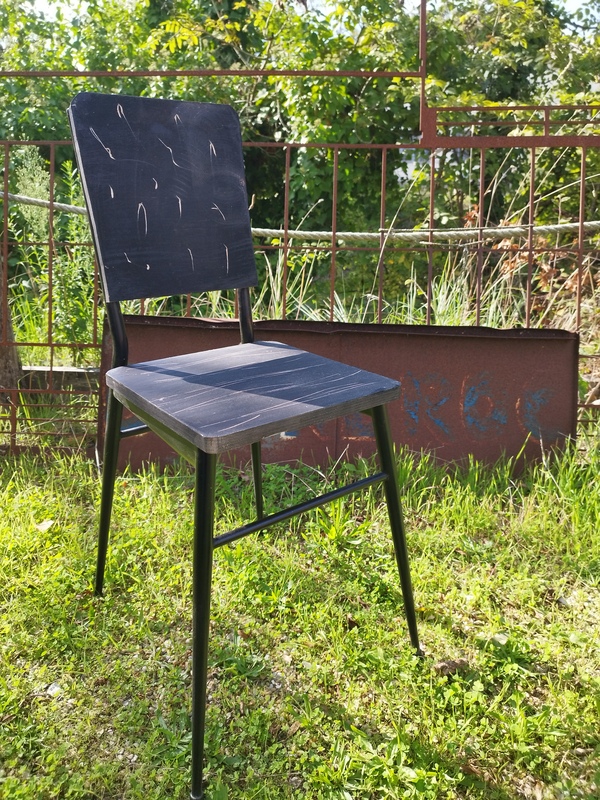 Chaise vintage relooké