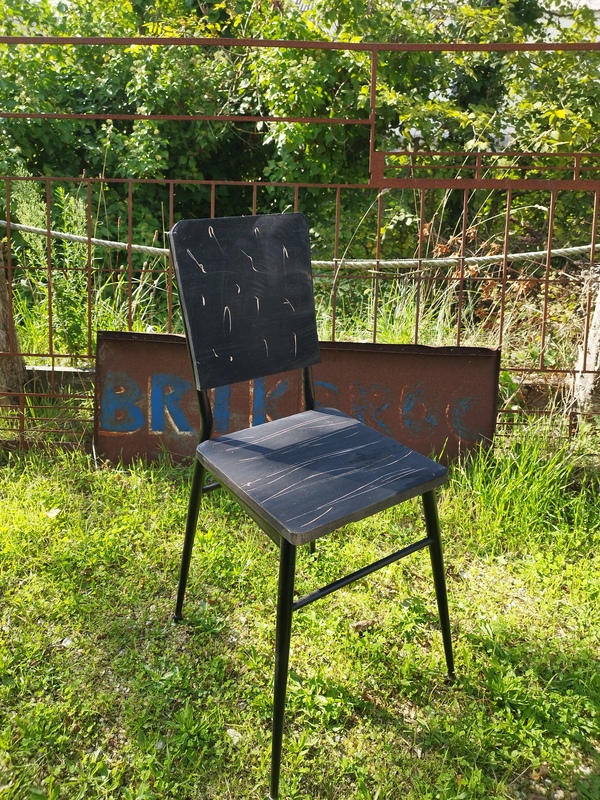 Chaise vintage relooké