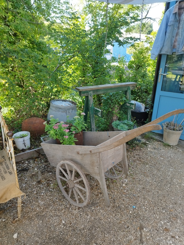 Charette à lait XXe