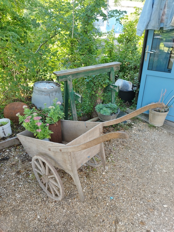 Charette à lait XXe