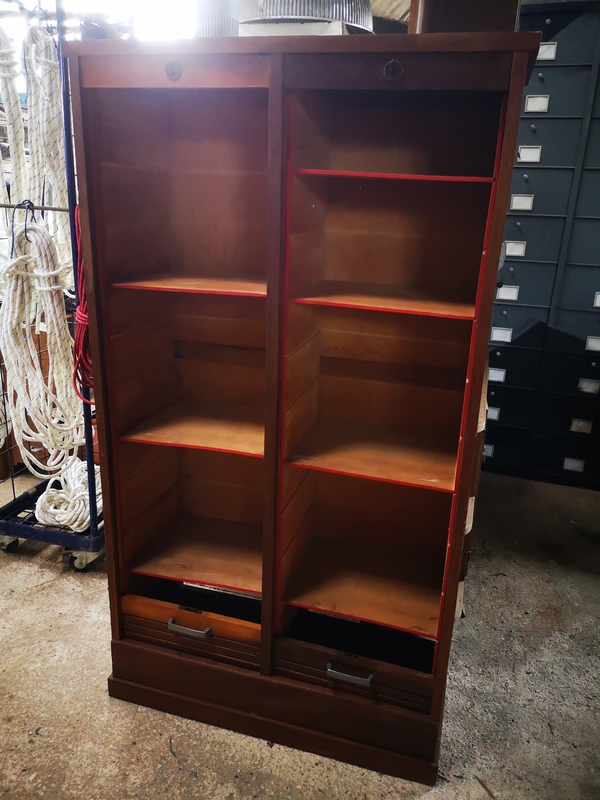 Classeur double rideaux