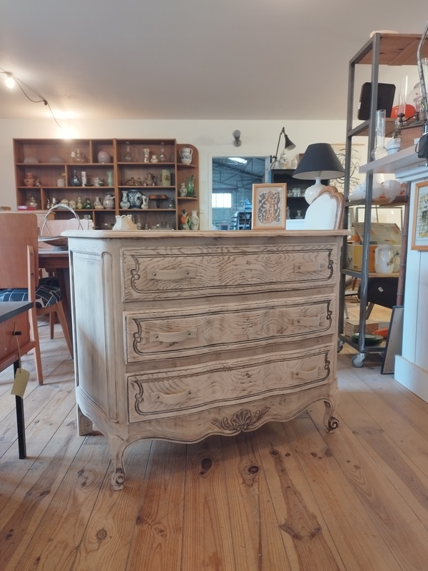Commode ancienne XXe relookée