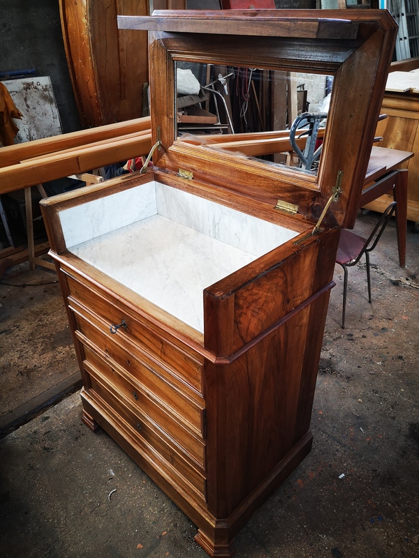 Commode coiffeuse Louis Philippe XIXe