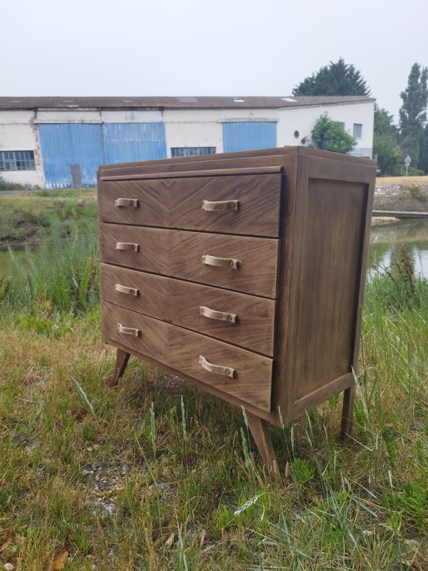 Commode vintage relooké