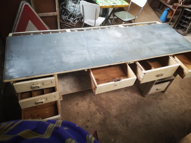 Comptoir de quincaillerie années 50