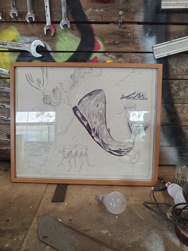 Création originale sur carte 