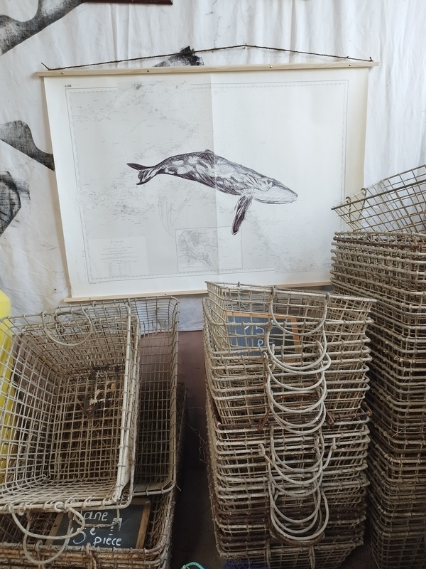 Dessins peintures sur cartes marines