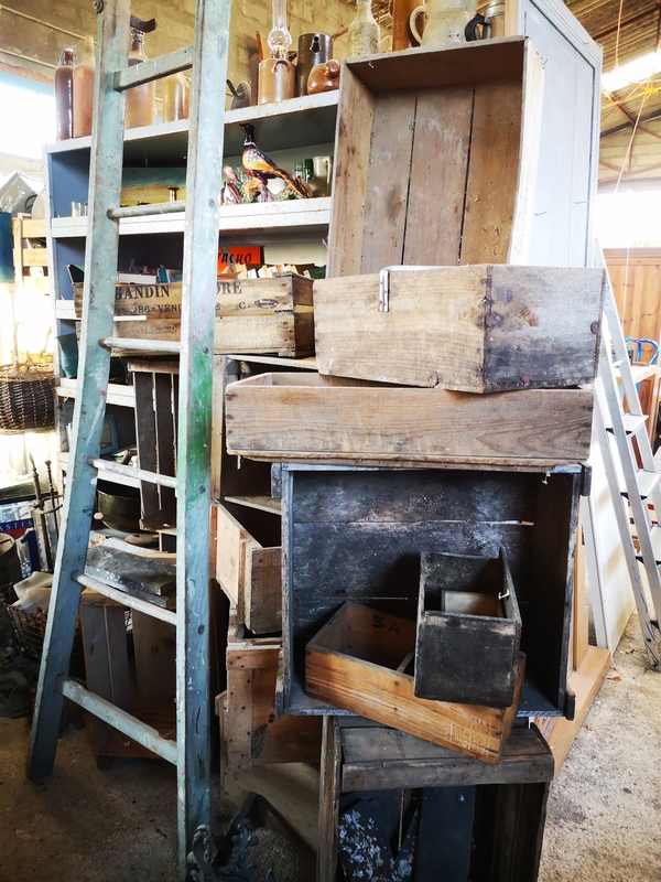 Echelle ancienne en bois