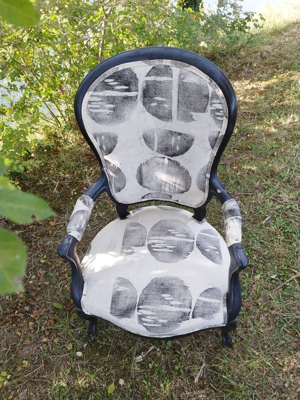 Fauteuil ancien restauré