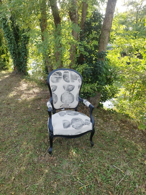 Fauteuil ancien restauré