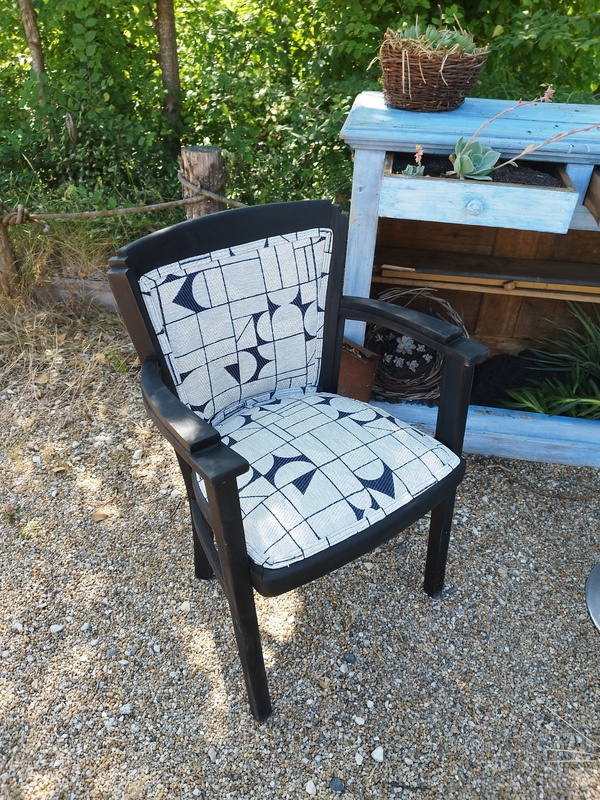 Fauteuil bridge relooké 