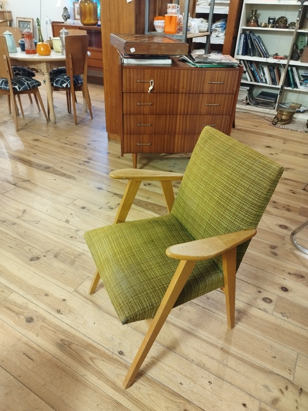 Fauteuil bridge vert